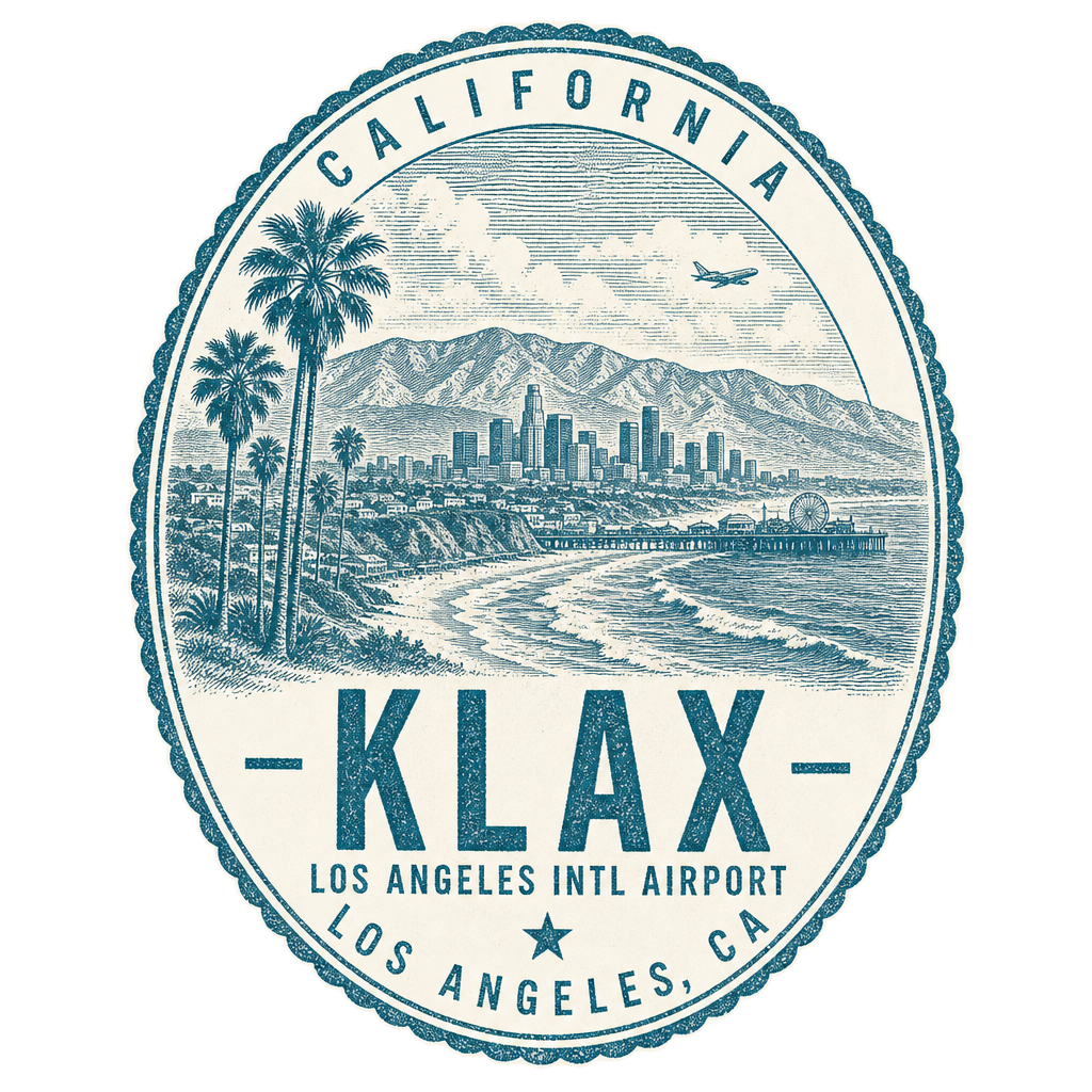 KLAX passport stamp