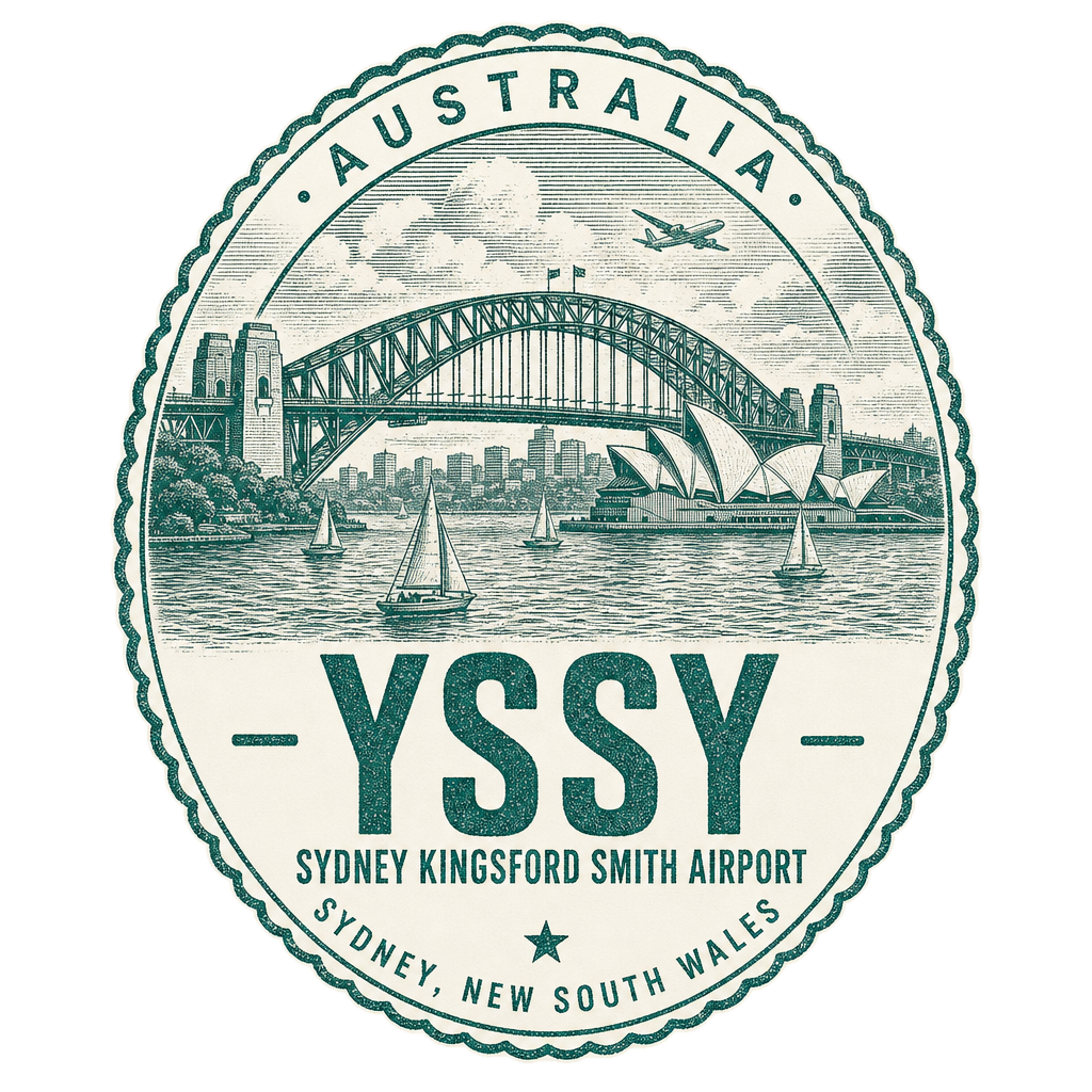YSSY passport stamp