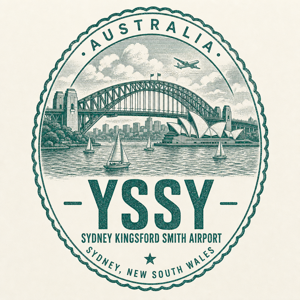 YSSY passport stamp